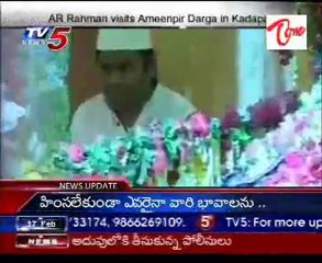 AR Rahman visits Ameenpir Darga in Kadapa