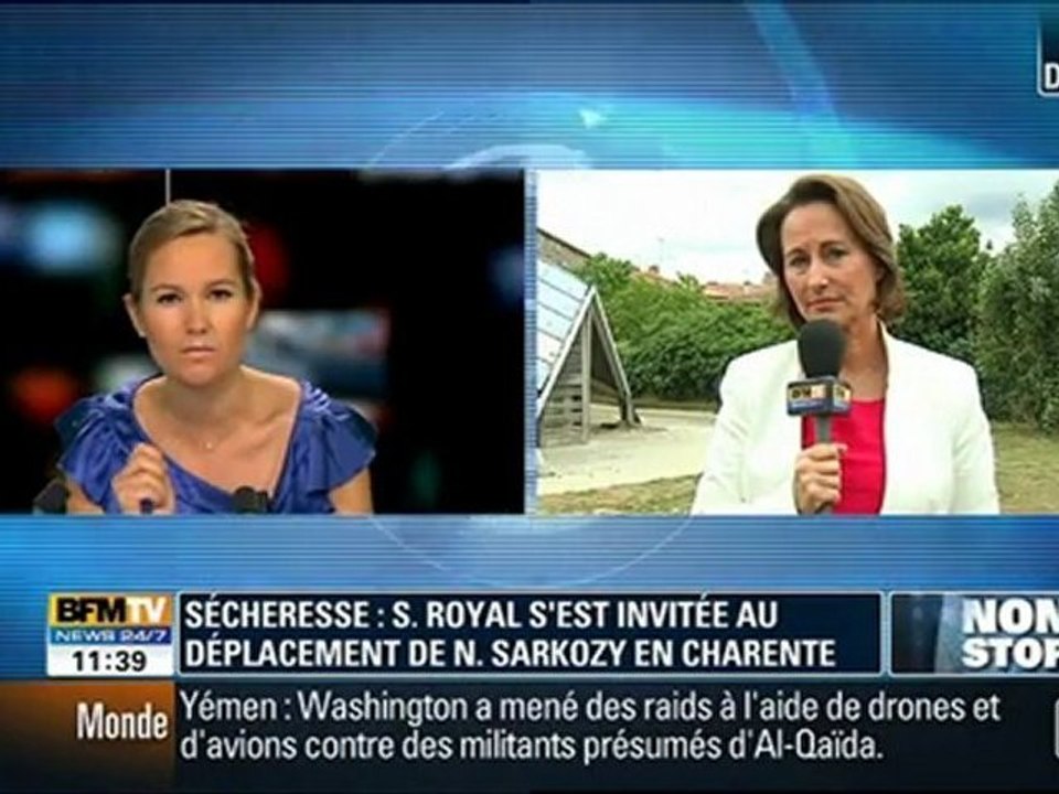 Ségolène Royal: Que sarkozy ne se contente pas d'annonces mais passe à l'action  ( itw bfmtv)