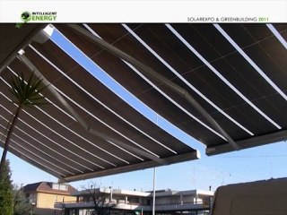 Aurora - La prima tenda fotovoltaica avvolgibile per esterni