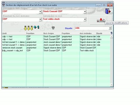 Stocks & Lots: Règles de transfert Optimizze - ERP - V12