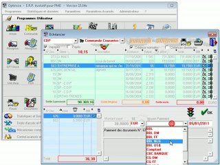 Echéancier: Présentation Optimizze - ERP - V12