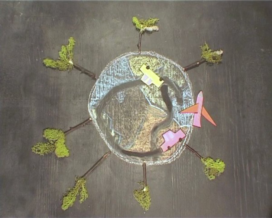 Réalisé avec des jeunes sourds "le monde à l'envers"