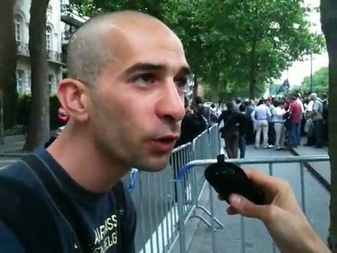 Manif ambassade Maroc Bruxelles 5 juin 2011