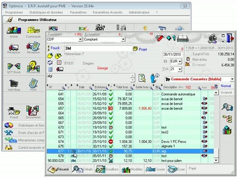 Documents: Insérer une lettre (module avancé) Optimizze - ERP - V12