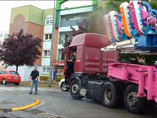 Arrivées des forains - Hénin Beaumont (62) Mai 2011