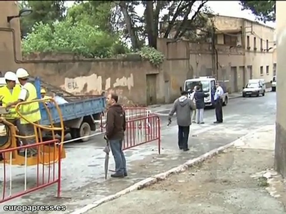 La tormenta provoca derrumbe de tejado