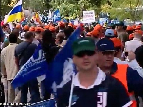 Manifestación guardias civiles en Madrid