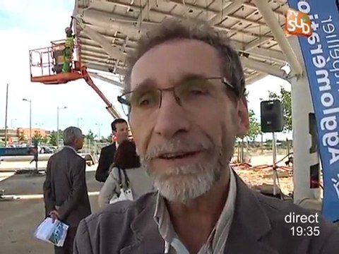 Des parkings couverts de panneaux solaires (Montpellier)