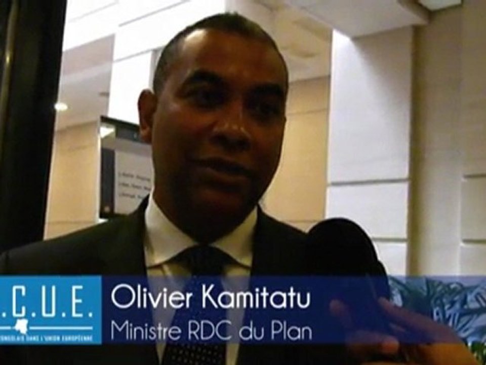 FECUE:Interview du Ministre du Plan, Olivier Kamitatu