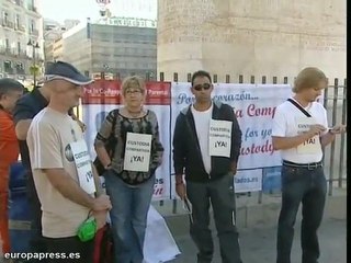 Скачать видео: Manifestación por la custodia compartida