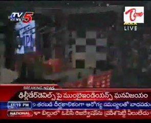 Mumbai Indians Win by 4 Runs In Second Match