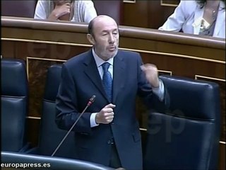 Rubalcaba al PP: "Su casa necesita toneladas de lejía y de d