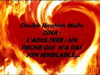 Zina N°2 : L'ADULTERE : DES MOMENTS DE PLAISIRS TROMPEURS (2éme partie) /  Cheikh Ibrahim Mulla