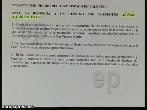 Detienen a un cura por presuntos abusos sexuales