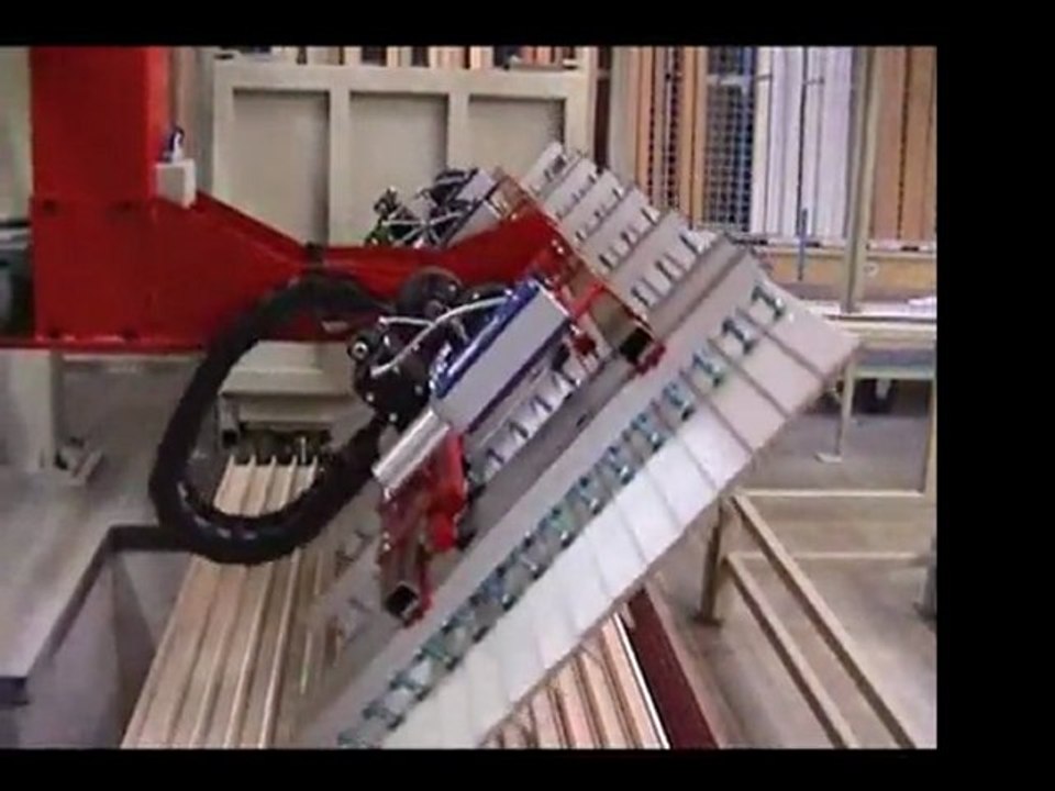 Timme Stapelautomaten GmbH - Stapelmaschine für Zier- und Bekleidungswinkel (Türzargen)