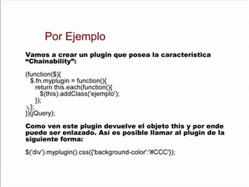 Crear un Plugin en jQuery