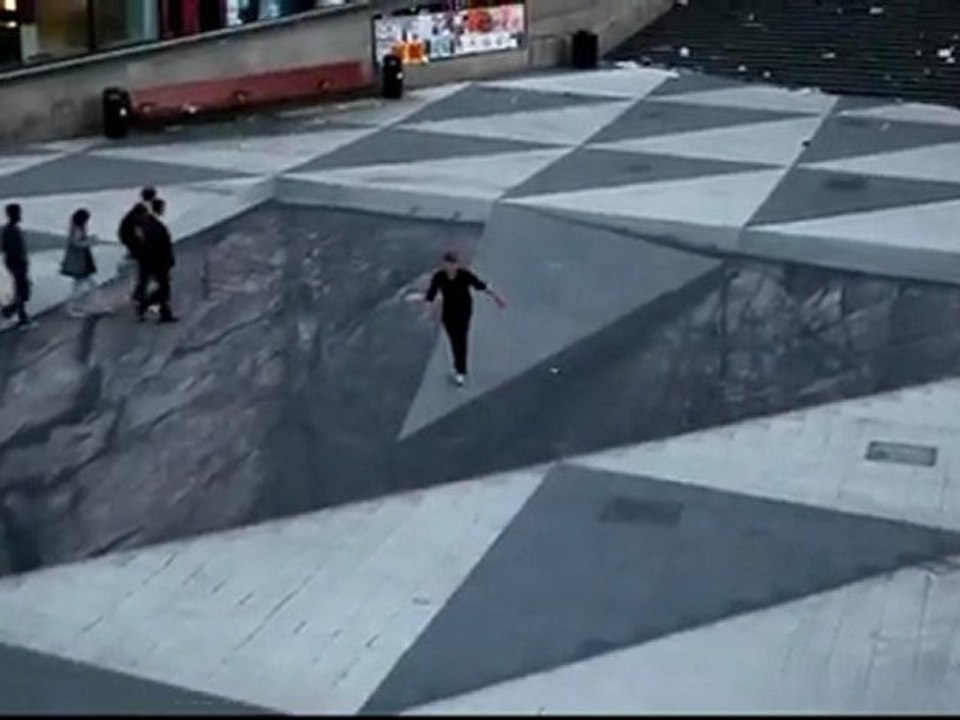 Mind Your Step! Optical Illusion Street Art
