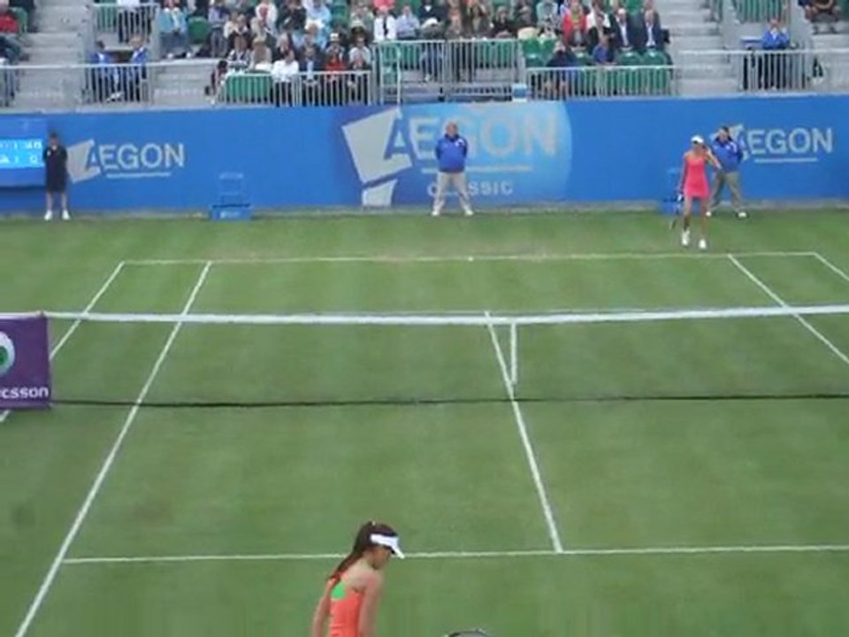 Sorana Cirstea vs Daniela Hantuchova 0-6 1-1