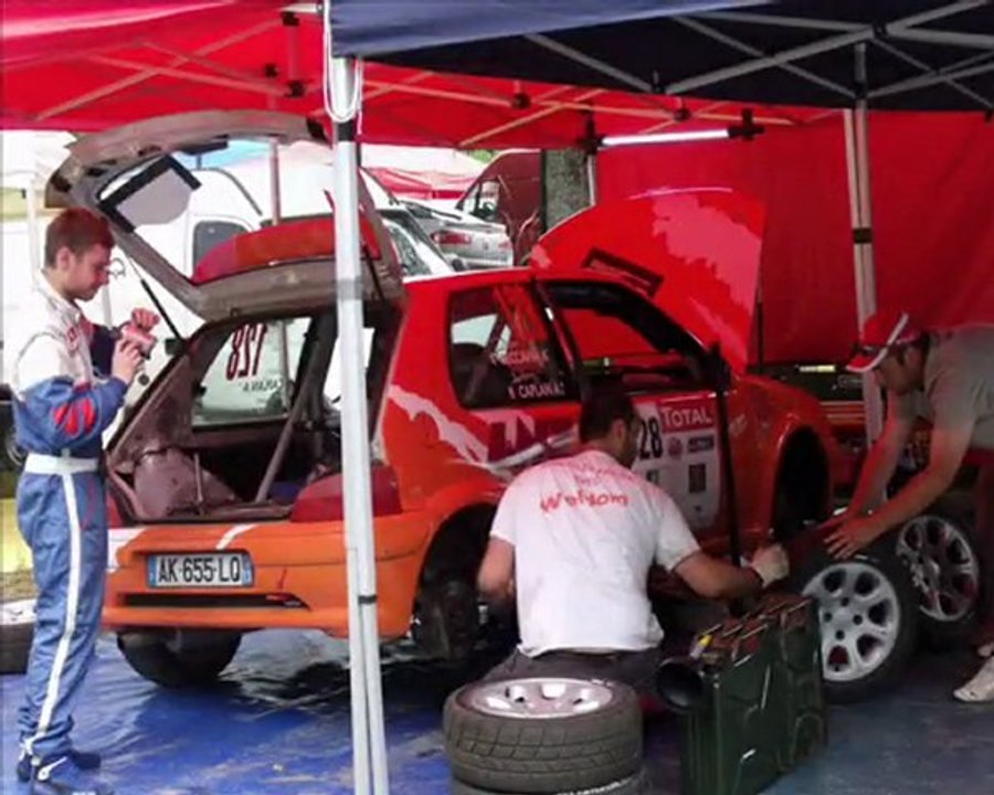 Anthony CAPLAN- Romain BECCAVIN Rallye du Limousin 2011