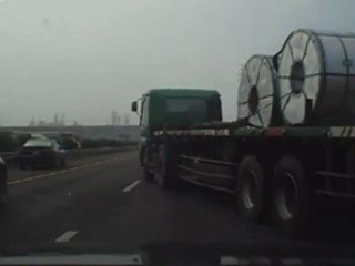 Carambolage en Corée