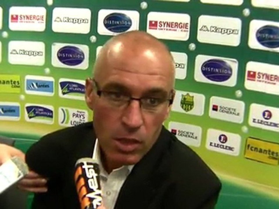 Première sortie publique de Landry  Chauvin le nouvel entraîneur du FC Nantes