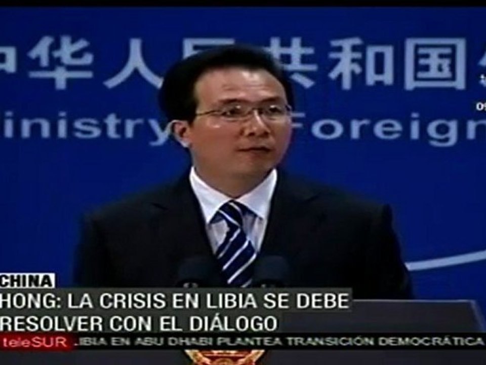 China pide cese al fuego en Libia