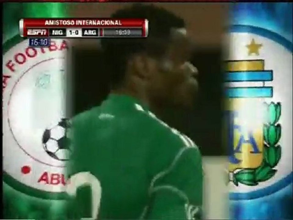 Nigeria  vs Argentina June -1-2011 International Friendly