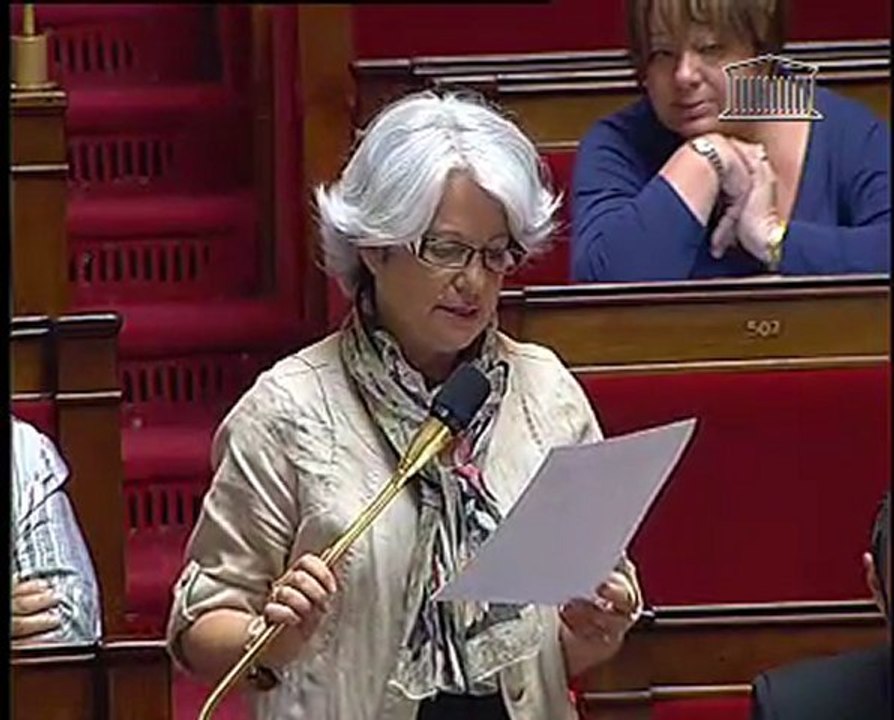 Gisèle Biémouret: intervention sur l'ouverture du mariage aux couples de même sexe.