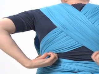 Babyleader.fr - TricotSlen écharpe bébé - Face au porteur