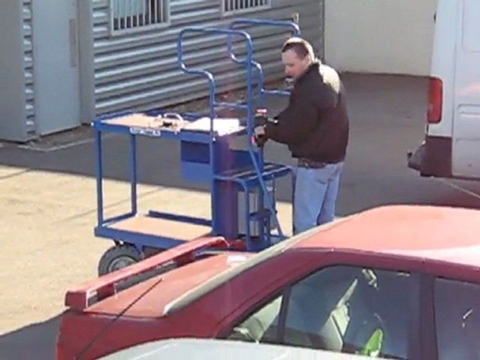 chariot électrique avec remorque