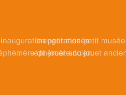 diaporama inauguration petit musée éphémère du jouet ancien