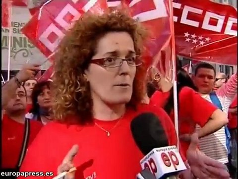 Los piquetes cortan la Gran Vía