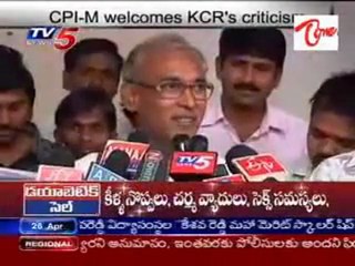 CPI-M welcomes KCR's criticisms