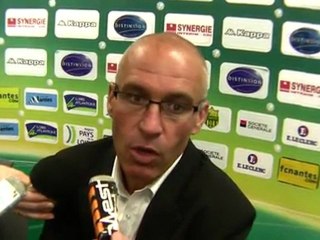 Première sortie publique de Landry  Chauvin le nouvel entraîneur du FC Nantes