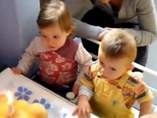 l'anniversaire d'ari à la crèche