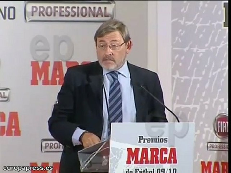 David Villa y Leo Messi, trofeos Zarra y Pichichi 2009-2010