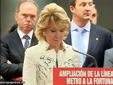 Aguirre inaugura ampliación metro Fortuna