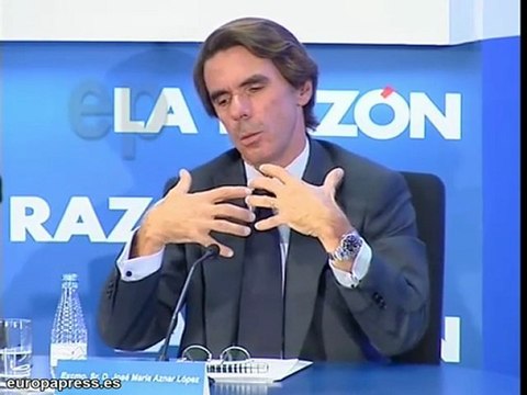 José María Aznar elogia a Álvarez-Cascos