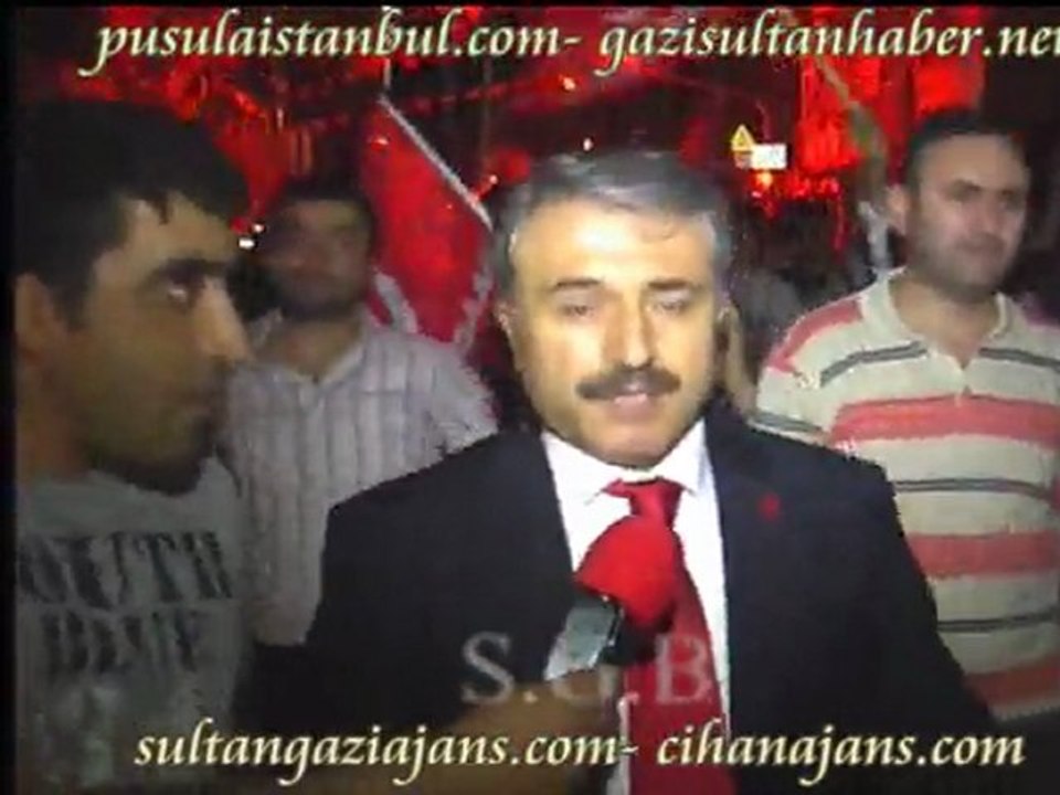 Saadet Partisi Sultangazi ilçe teşkilatı fener alayı