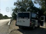 Niña atropellada tras bajarse de autobús