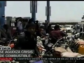 Se agudiza crisis de combustible en Yemen