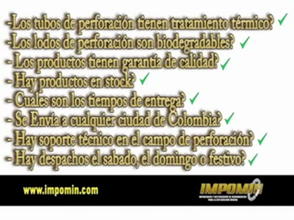 Medellin Productos de perforacion Lodos de perforacion