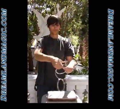 Chinese Rings -Magic Trick Link Solid Metal Together