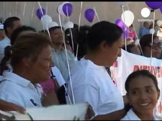 Peace caravan arrives in Mexican hot spot
