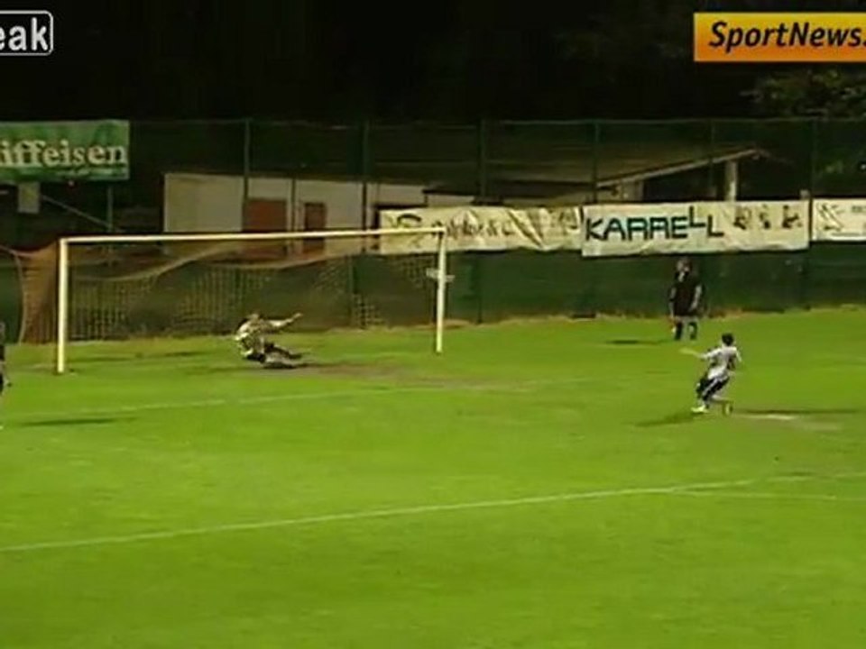 Torwart den Fehler verliert Elfmeter Fail