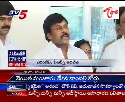 Chiranjeevi to meet CM Rosaiah in Secretariat