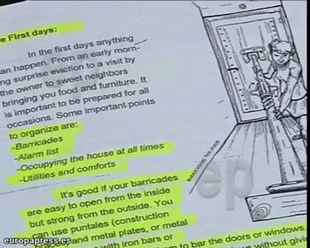 'Okupas' distribuyen manual para okupar
