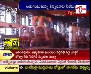 Water Problem in Kothagudem Thermal Power Station