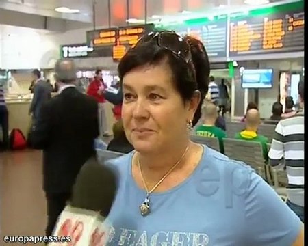 Importante afluencia de viajeros en Chamartín