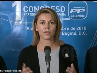 Cospedal pide firmeza contra el terrorismo